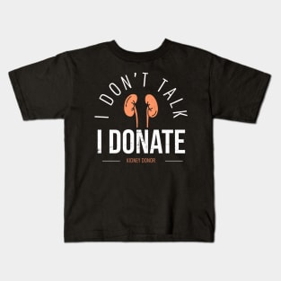 Kidney Donor Organe Transplant Awareness Kids T-Shirt